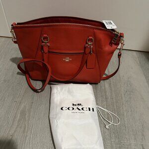 Coach Prairie Satchel / 58874 Deep Coral